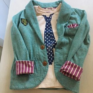 Shirt and cotton jacket